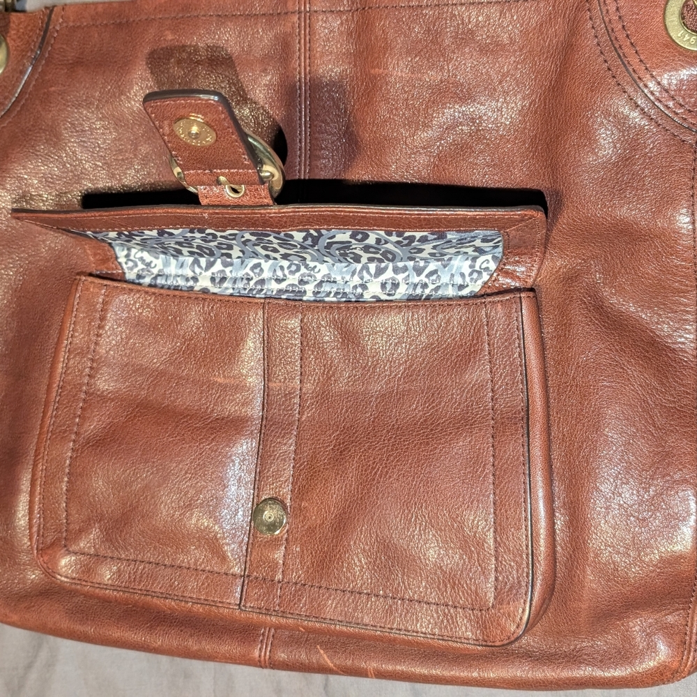 Leather Shoulder Bag in Brown - Picture 11 of 11